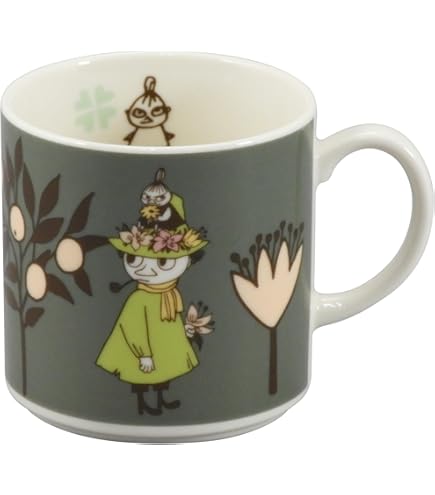 Amazon.co.jp: MOOMIN MM7403-11 Retro Snufkin Mug, Approx. 11.8 fl