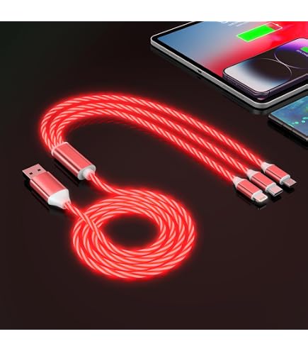 Amazon.co.jp: 3イン1 マルチUSB ユニバーサル 流れるLEDライトアップ