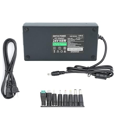 thumbnail image 2 of 24V 8A 192W Power Supply Adapter - AC To DC Converter For LED Strip Lights, CCTV, Printers 2 of 12
