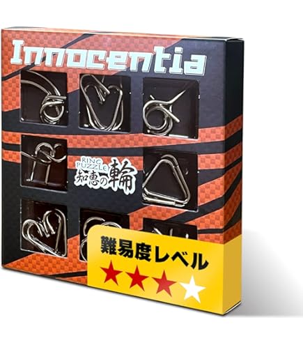 知恵の輪セット Amazon.co.jp: lifepower 超上級者向け 知恵の輪9点セット