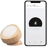 TOLIGO 人感センサー スマートセンサー インテリアに馴染む木目調デザイン ハブ不要 後付け PIR スマホ通知 リアルタイム通知 工事不要 電池 USB TOLIGO家電を自動操作 スマート電球やスマートコンセントを自動操作 Wi-Fi ワイヤ