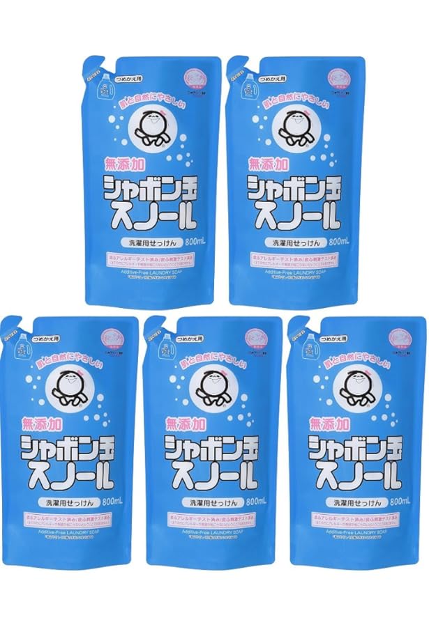 Amazon.co.jp: 【まとめ買い】シャボン玉スノール 液体タイプ 5L ×2