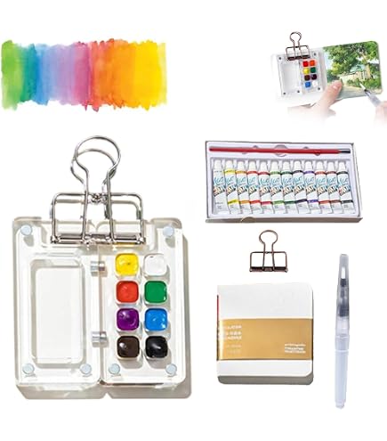 Amazon | Tobios 水彩セット Tobios 水彩キット ポケット水彩絵の具