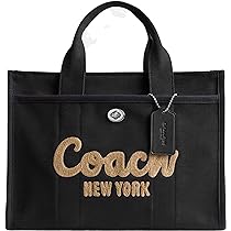 COACH Cargo Bag Pack / Canvas 黒 Coach Cargo Tote : Amazon.sg: Fashion