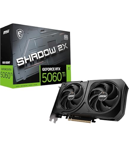 MSI Gaming RTX 5060 8G Ventus 2X OC Graphics Card (8GB GDDR7,TBA