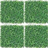 a.bクルー19.7 " x19.7 "人工Greeneryパネルインドア/アウトドア壁装飾 Pack of 4 グリーン ABC0108-YDZO79