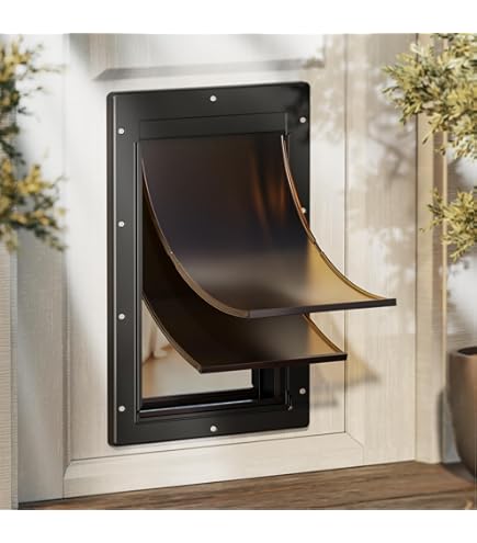 Dog Doorbell HANIML Large Plastic Magnetic Pet Door For Dogs Cats