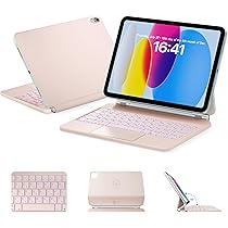 HOU iPad用キーボードカバー ホワイト Amazon | HOU iPad Air 13インチ2024/Pro 12.9インチ キーボード