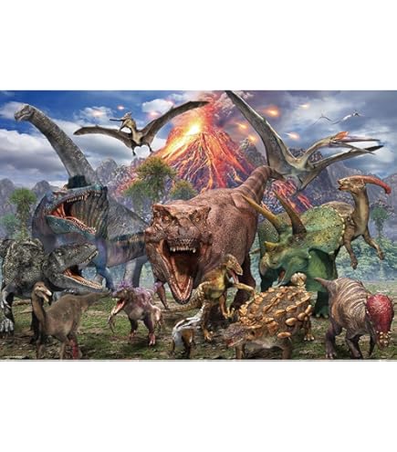 Amazon.co.jp: 1000ピース ジグソーパズル 恐竜 滝野晴夫 : おもちゃ