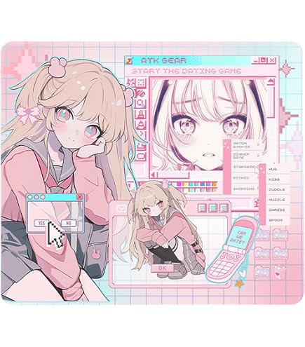 Amazon.co.jp: ATK アニメ マウスパッド – Reverie ソフトゲーミング