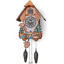 【値下げ】鳩時計 Amazon.co.jp: TIMEGEAR 鳩時計 自動ナイトモード、スイング