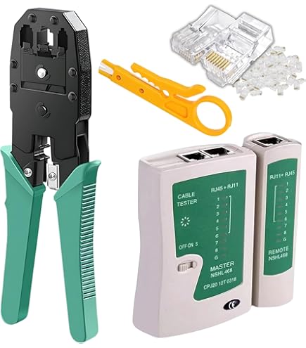 圧着工具　LAN用 Amazon | AseiwaA LANケーブルコネクタ かしめ圧着工具 4P/6P/8P