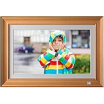 Amazon | KODAK 木製デジタルフォトフレーム 14.1インチ Wifi