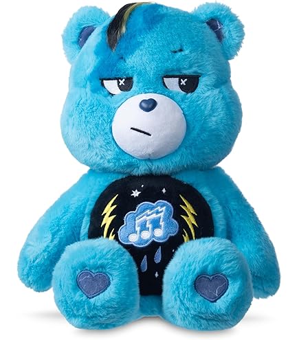 Care Bears - 14インチ ロックテーマ 不機嫌なベア - Mサイズ