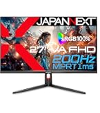 Amazon.co.jp: JAPANNEXT 27インチ ゲーミングモニター 144Hz 1ms フル