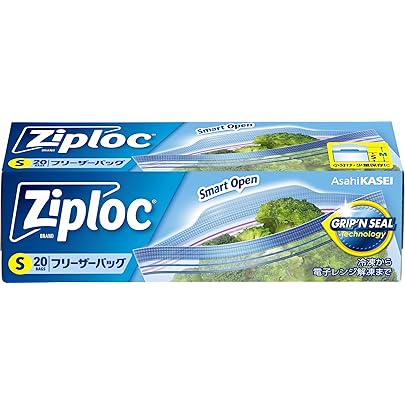 Amazon.co.jp: Ziploc ジップロック お手軽バッグ S 透明 40枚入
