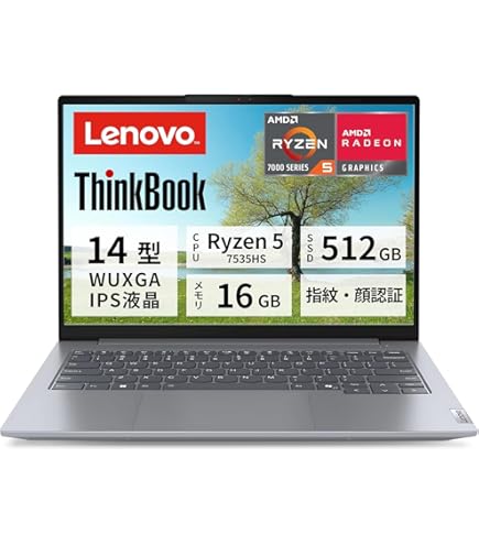 Amazon.co.jp: 直販 ノートパソコン：ThinkBook 14 Gen 3 AMD Ryzen 5