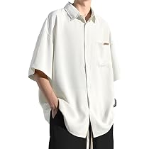 Amazon.co.jp: [FUZHIHUA] シャツ メンズ 半袖 夏 七分袖 おしゃれ