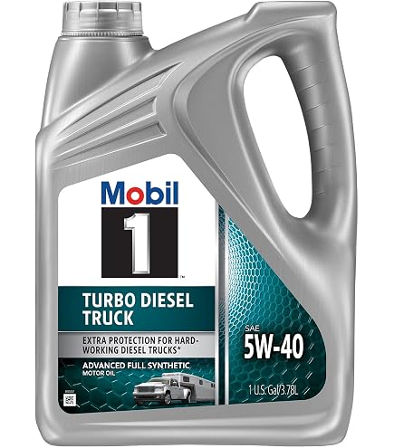 Amazon | Mobil 1 122260 5W-40 ターボ ディーゼル合成モーターオイル