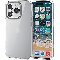【しろちゃん】iPhone 15 pro 2/2 Amazon.co.jp: エレコム iPhone15 Pro ケース 耐衝撃 衝撃吸収