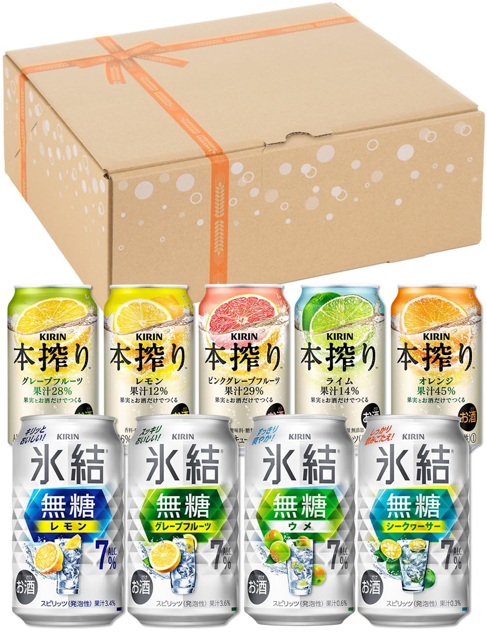 【53%OFF】【訳あり】【2,078円】 キリン 氷結 本搾り チューハイ飲み比べセット 350ml×20本