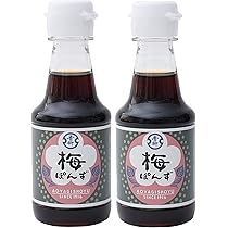 Amazon.co.jp: [青柳醤油] 梅ぽんず 150ml×2/ ポン酢 ぽん酢