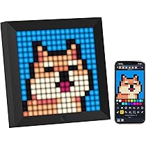 Amazon.co.jp: Divoom Pixoo LEDピクセルディスプレイ デジタル時計
