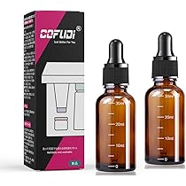 Amazon.co.jp: スポイトボトル 10ml 2本セット 遮光瓶 ガラス スポイト