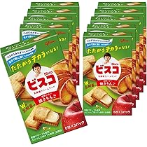 Amazon.co.jp: ビスコ 焼きりんご bisco glico 乳酸菌クリームサンド