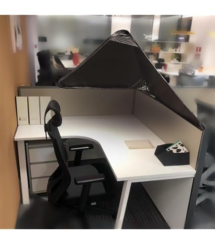 Adjustable Office Cubicle Desk Shade - 70 Inch Portable Light Blocker For Privacy & Focus