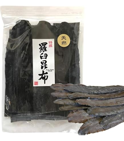 Amazon.co.jp: 天然 北海道産 日高昆布 上級 500g【昆布専門店 源蔵屋