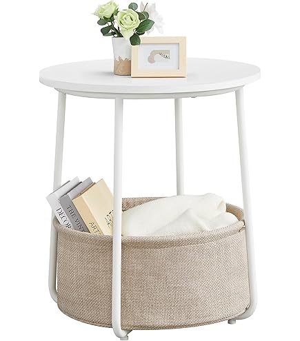 Amazon｜DUENDE TUBE&ROD ホワイト｜サイドテーブル オンライン通販