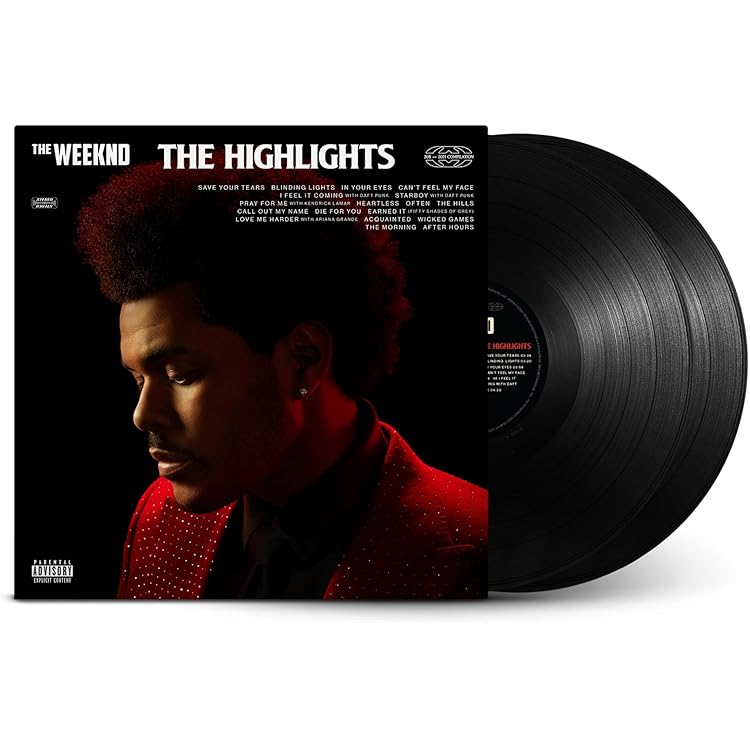 The Weeknd After Hours ウィークエンド 新品 LPレコード The Weeknd After Hours Limited Edition LP Vinyl Gold & Red