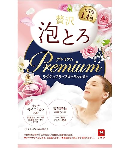 Amazon | お湯物語 贅沢泡とろ入浴料 ジュエリーローズの香り | カウ