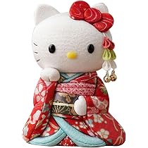 Amazon.co.jp: 招きハローキティ(舞妓/赤)キティちゃん キティ 人形