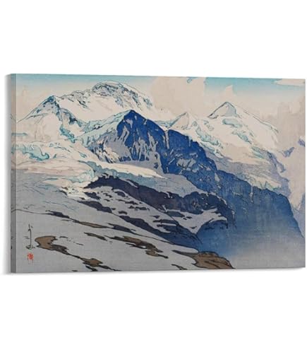 Amazon.co.jp: 吉田博 版画 大原海岸 1928年 56x36cm 大判ポスター