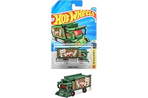 ホットウィール(Hot Wheels) ベーシックカー ライジンエクスプレス 乗り物おもちゃ ミニカー 招き猫 3歳から グリーン JMX08