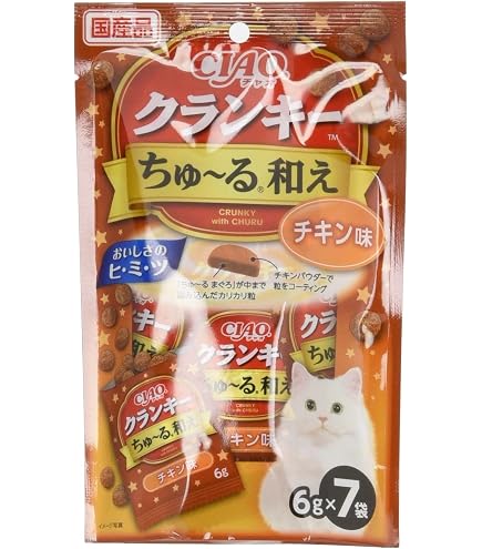 チャオ (CIAO) クランキーちゅ~る和え 海鮮バラエティ 猫用おやつ