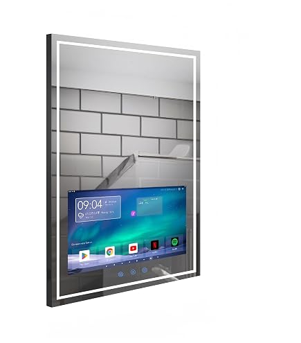 Amazon.co.jp: Haocrown 浴室用ミラー スマートテレビ内蔵 21.5型 防曇
