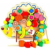 LOTUS LIFE® 知育玩具 紐通し ひもとおし おもちゃ 知育 木製