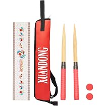 Amazon.co.jp: XUANDONG 適用太鼓の達人 マイバチ 太鼓バチ&収納ケース 