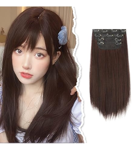 ウィッグ・エクステ TAKA 734 襟足ウィッグ 襟足エクステ 45㎝ ライトブラウン wig カール