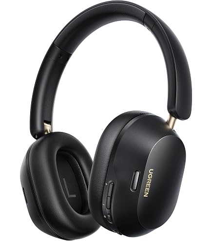 EKSA P300 Cuffie Wireless Con Cancellazione Rumore ANC/ENC, 100 Ore Di Batteria, Pieghevoli – Nere