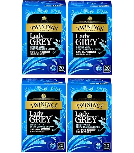 Amazon.co.jp: トワイニング アールグレイ ティーバッグ 20P×4 : 食品