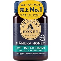 Amazon | マヌカハニー 正規品 UMF15+/MGO512+/500g【UMF認定取得・非