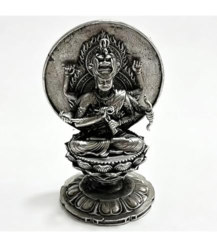 アート　愛染明王　仏像　美術品 Amazon｜仏画 愛染明王像 彩色（愛染明王 仏像ー版画）＿仏像 アート