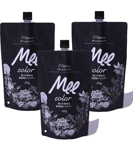 Mee color ダークブラウン 350g 4本セット Amazon | [Mee Color] [ミーカラー] クリームシャンプー MEE color