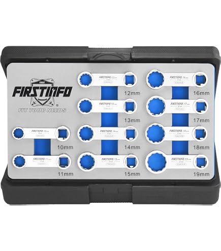 FIRSTINFO F3917 Bremsbelag-Messlehre – Alu, 1,5–11 Mm, Ohne Radausbau, Für Innen/außen