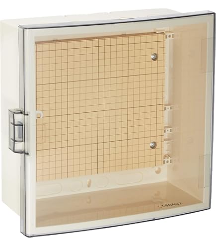 Amazon.co.jp: 未来工業(MIRAI) ウオルボックス 透明蓋・屋根付