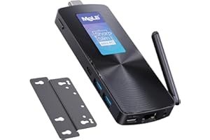 MeLE Upgraged PCG02 Fanless Mini PC Stick, Celeron N100 (Beat J4125) 8GB 128GB Micro Desktop Computer, Support Auto Power on, Wi-Fi5 Gigabit Ethernet on Business, Office, Industrial, IoT, Home